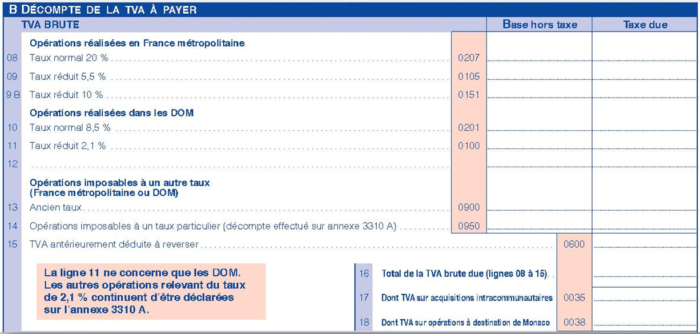 TVA au régime du réel normal