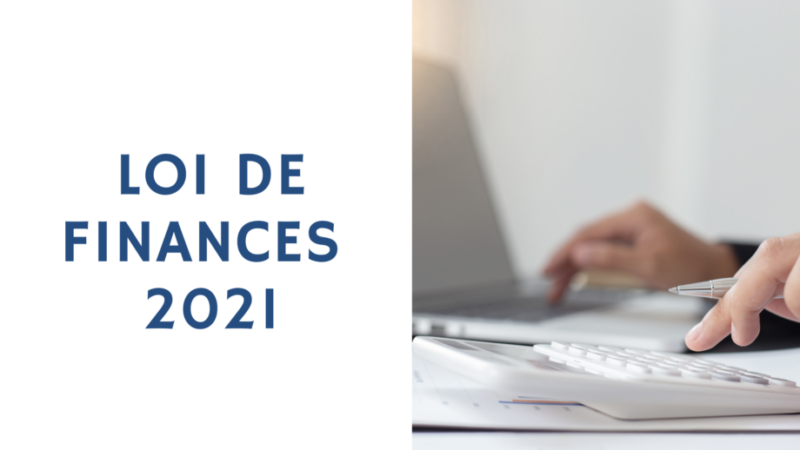 La loi de finances pour 2021